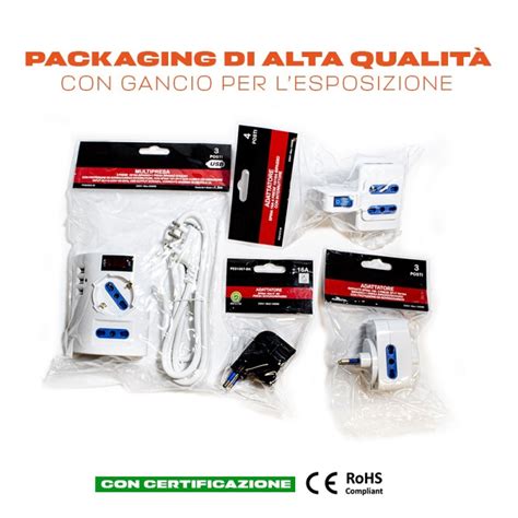 Multipresa Ciabatta Elettrica Da Scrivania Tavolo Con