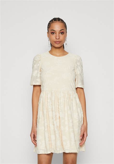 Jdy Jdysilky Dress Day Dress Sandshell Beige Zalando De