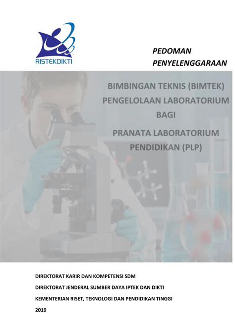 PDF PEDOMAN PENYELENGGARAAN Sumberdaya Ristekdikti Go Idsumberdaya