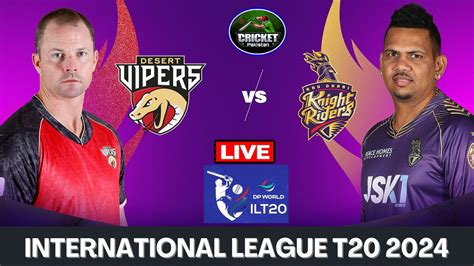 Live Desert Vipers Vs Abu Dhabi Knight Riders Dv Vs Adkr Rd Match