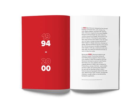 Proxima Nova Type Specimen Book On Behance