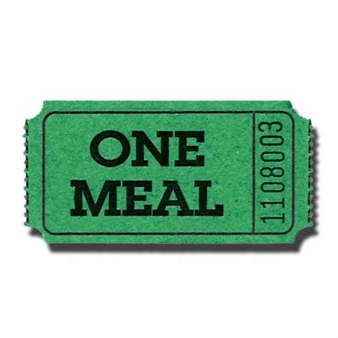 Meal Ticket Template - ClipArt Best