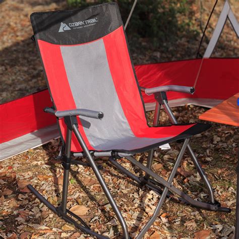 Ozark Trail Camping Rocking Chair Red