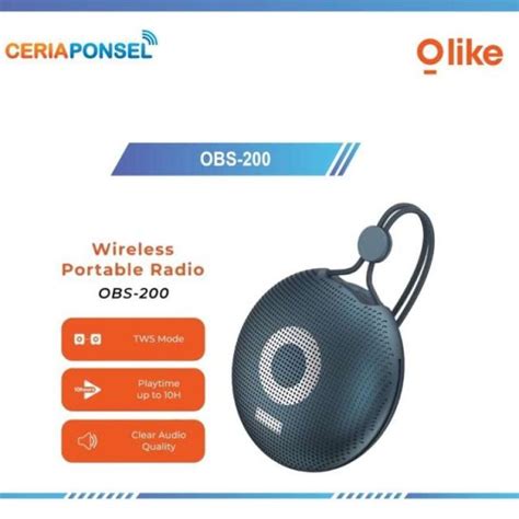 Jual OASE Portable Wireless Speaker OBS 200 Original Di Seller CERIA