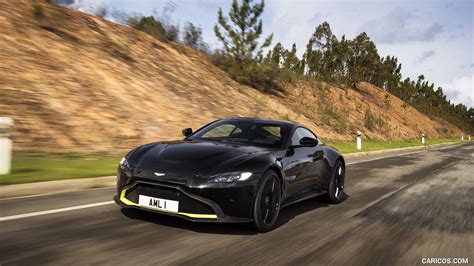 Aston Martin Vantage Onyx Black My Front Three Quarter