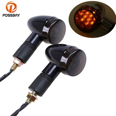 Aliexpress Buy POSSBAY Motorcycle Turn Signal Light Cafe Racer