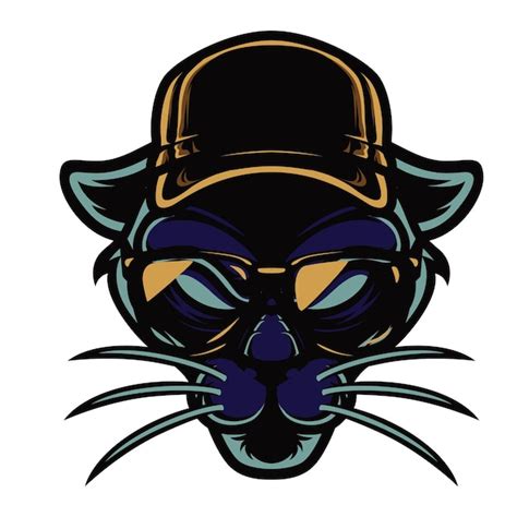 Premium Vector Panther Head Mascot Illustration Logo Design