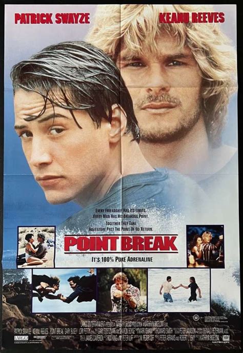 All About Movies Point Break Poster One Sheet Original 1991 Patrick