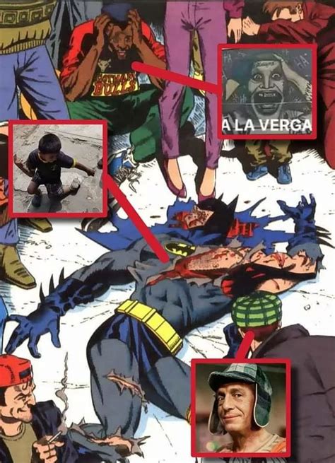 An Image Of Batman Collages With Other Characters In The Background And