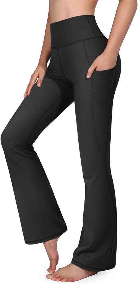 G4Free Yoga Hosen für Damen Bootcut Yogahose Mit Taschen Flare Hose