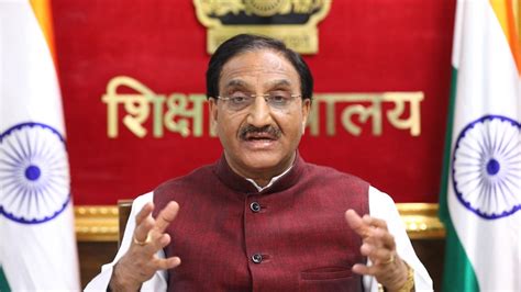 Ramesh Pokhriyal Nishank Resigns As Education Minister