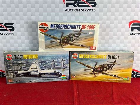 (3) Airfix Model Planes - RES Auction Services