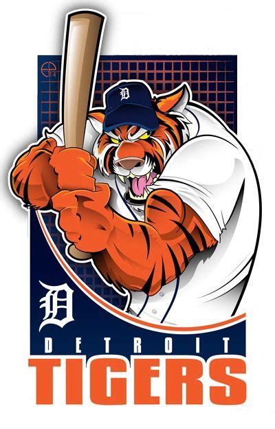 Detroit Tigers | Baseball mascots, Mlb team logos, Espn baseball