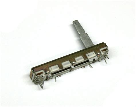 Slide potentiometer, 10KWx2 - Syntaur