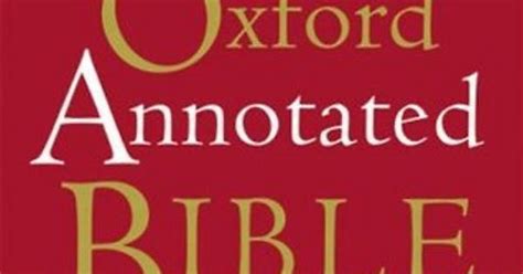 Free Book The New Oxford Annotated Bible New Revised Standard Version