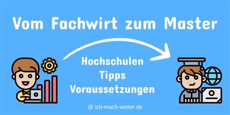 Master Nach Fachwirt So Gehts Tipps Voraussetzungen Unis