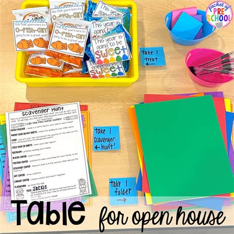 Open House Ideas and Freebies for Preschool, Pre-K, & Kindergarten ...