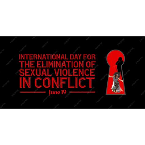 Premium Vector International Day For The Elimination Of Sexual