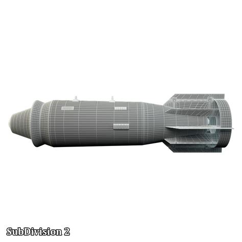 FAB-1500-2600TS Radziecka / rosyjska bomba wybuchowa model 3D $9 - .3ds ...