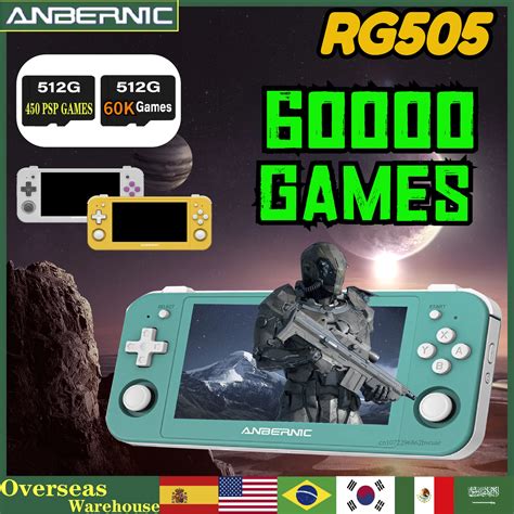 Anbernic Consola Port Til Rg Juegos Android Pantalla T Ctil