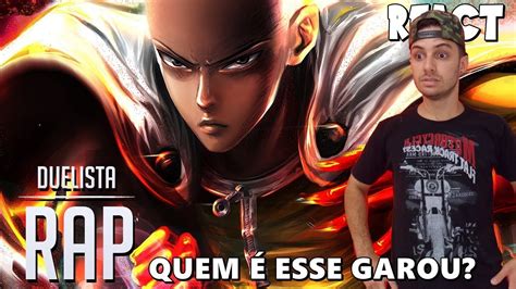 React Rap Do Saitama One Punch Man Amea A N Vel Saitama Youtube