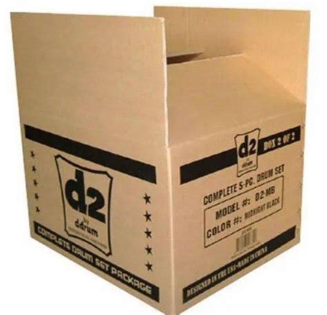 Double Wall 5 Ply Preprint Brown Printed Corrugated Box At Rs 32 Piece