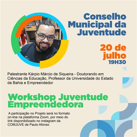 Conselho Da Juventude Promove Workshop Sobre Empreendedorismo Para