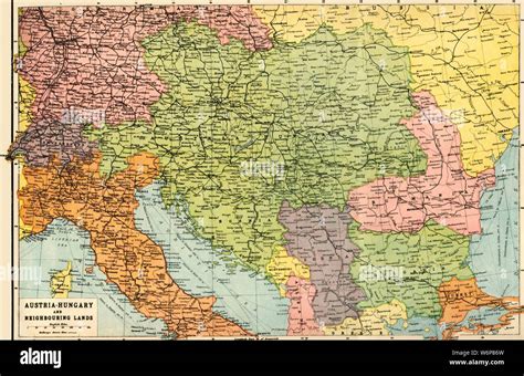 Empire map of austria hungary fotografías e imágenes de alta resolución