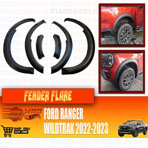 Ford Ranger Wildtrak 2022 2023 Oem Slim Fender Flare Black Lazada Ph