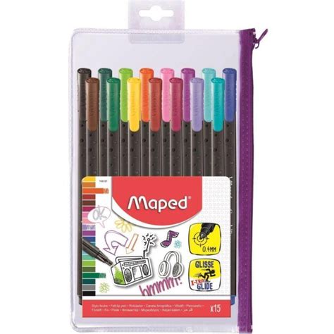 Caneta Fineliner Mm Graph Peps Marrom Maped Casas Bahia