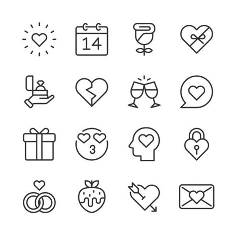 2 800 Valentines Day Emoticon In Love Emoji Stock Illustrations