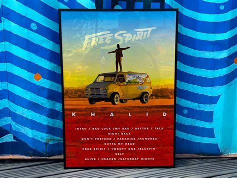 Khalid "Free Spirit" Album Cover Poster sold by Melli Modification ...