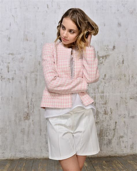 Custom Pink Tweed Jacket Dressarte Paris