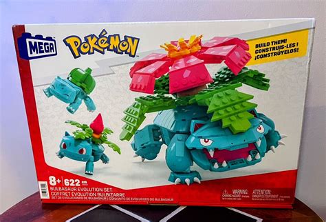 Bulbasaur Evolution Building Set Ivysaur Venusaur Pokemon Mega Construx