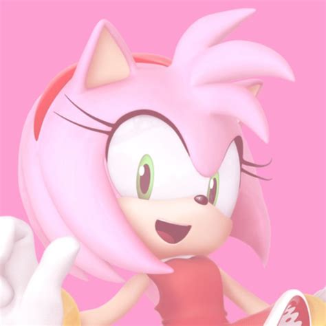 Amy Rose Icon 💕 Amy Rose Amy The Hedgehog Rosé Icons Aesthetic