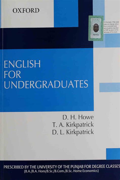 Oxford English For Undergraduates Iftikhar Book Depot