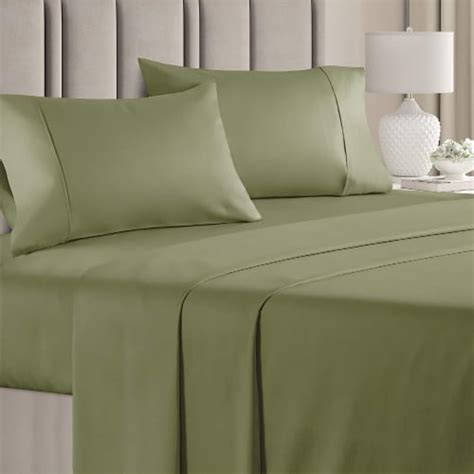 Cgk Linens 4 Piece 100 Cotton 400 Thread Count Sheet Set Queen