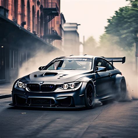 The car BMW M3 GTR rushes at the viewer by Ygor Freitas - Playground