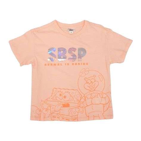 Playera Nickelodeon Bob Esponja para Niña Diseño Bob Esponja y Arenita