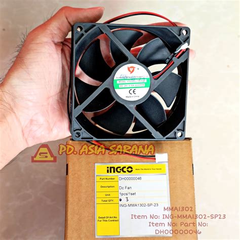 Jual Kipas Trafo Las Fan INGCO ING MMA1302 SP 23 Mesin Welding Inverter