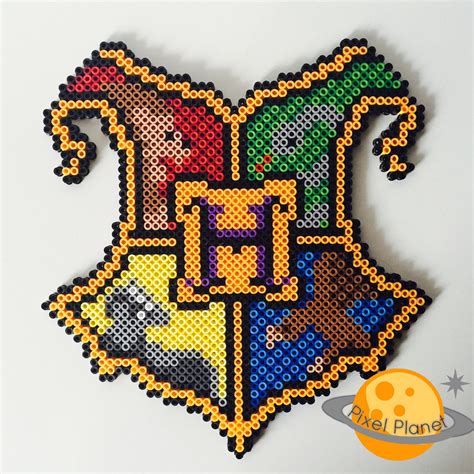Harry Potter Crests Hama Beads By Pernille Horup Perler Bead Patterns