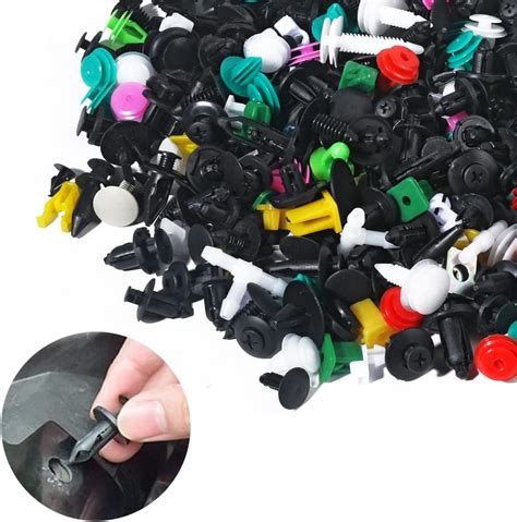 Amazon 500PCS Mixed Nylon Auto Car Retainer Fastener Rivets Push