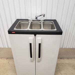 Portable NSF Sink Mobile Self Contained Hot Water Concession Three COMPARTMENT Etsy