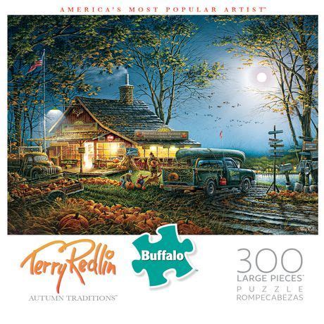 Buffalo Games Large Pieces Terry Redlin Autumn Traditions Piece