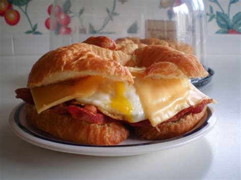 Kandy S Kitchen Kreations Bacon Egg And Cheese Breakfast Croissants