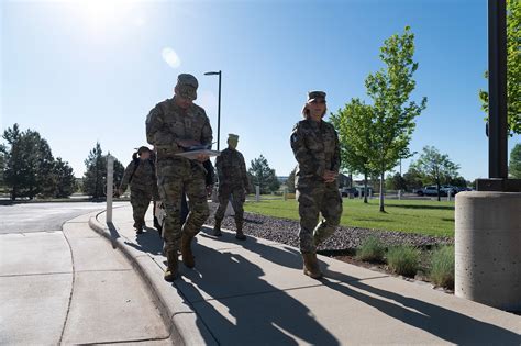 Lt Gen David Miller Jr Visits Buckley Space Force Base Buckley