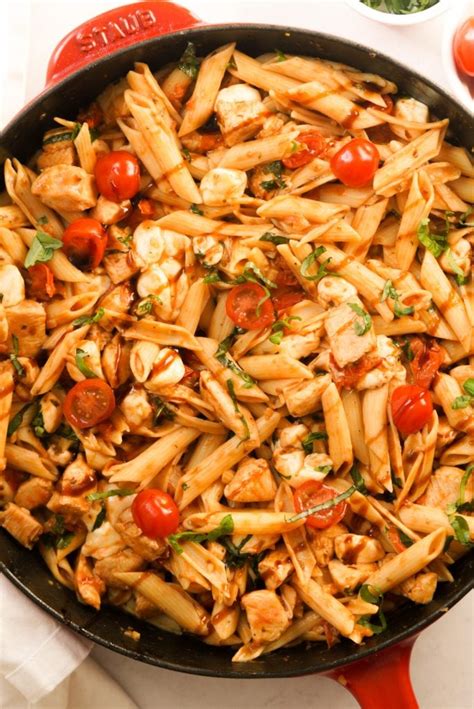 Chicken Caprese Pasta Wellness By Kay