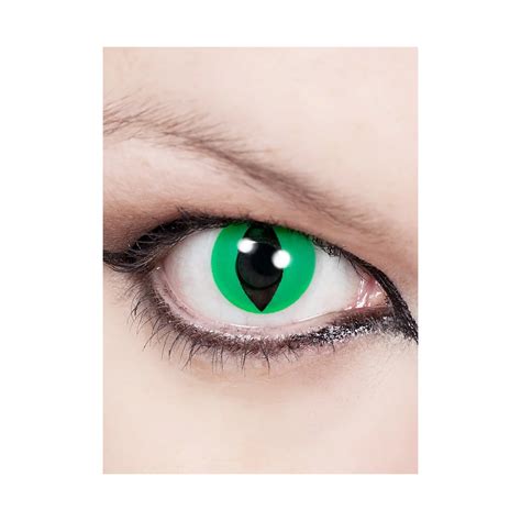 Cat Eye Green Special Effect Contact Lens - andracor.com