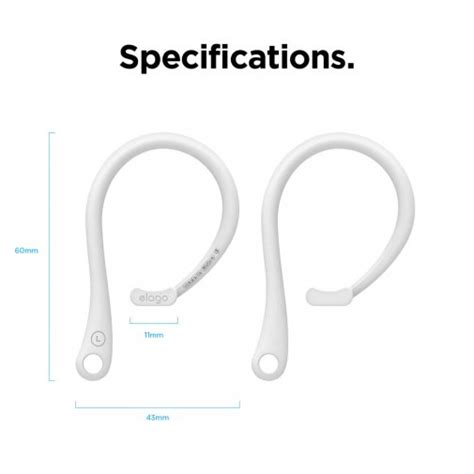 Elago Earhook For Apple Airpods Pro White Eapp Hooks Wh