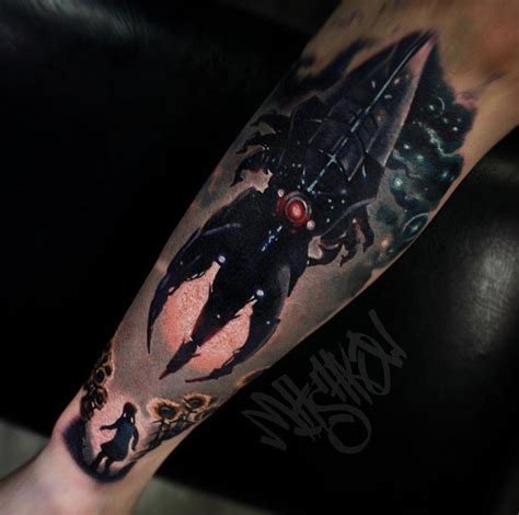 Mass Effect Reaper Tattoo